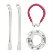 Bike Spoke Wrench Wheel Adjustment Correct The Deformation of The Protective Wheel Tool Tyre Remover Bicycle Repair Tools raudona