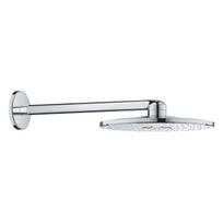 Grohe lietaus dušo galva su laikikliu iš sienos Grohe Rainshower SmartActive chromo spalvos