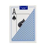 1Deck Texas Hold'em Poker Cards Competition Special Hard High-Grade Plastic Wide Cards Waterproof Anti-Fold Matte PVC Poker white