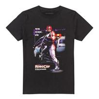 Robocop Poster T-Shirt S-5XL, Black XL gray