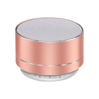 A10 Wireless Bluetooth Speakers Outdoor Subwoofer Mini Portable Speaker Music Aluminum Alloy TF SD Card Radio Sound Voice Box rožinė