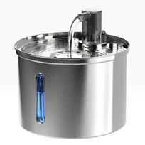 New 3L Pet Water Fountain Large Capacity Automatic Water Dispenser Efficient Filtration Stainless Cat Feeder For Dog Cat sidabras