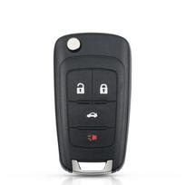 For Opel Vauxhall Zafira Astra Insignia Holden Flip Car Key Shell Cover Fob Case With Screw 2 Button Remote Key gray