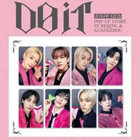 Stray Kids  DO IT  Pop-Up Store Photocard Set, Beijing & Guangzhou Exclusive Lomo Cards Collectible Photo Cards Fan Merchandise Gift for STAY gray