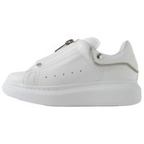 Alexander McQueen Oversized Zip Up Sneakers Women's 766896WIEE19071 38 balta