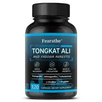 Tongkat Ali ir Fadogia Agrestis Kapsulės, Ashwagandha L‑Arginino L‑Citrulino Mišinys, 120 Kapsulių Treniruočių Palaikymui 120 Capsules