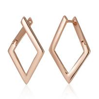 Minimalistinio dizaino blizgūs auksiniai geometriniai dideli auskarai moterims vakarėliui papuošalai madingi auskarai beige