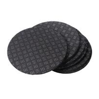 Silicones Exercise Equipment Pad Double Sided Grip for Shock Absorption and Floor Protection During Workouts gray