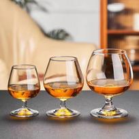 Changqi Crystal Glass Whiskey & Brandy Tumblers Set brown
