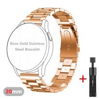 Stainless strap For Xiaomi Mi Watch S1 watch band for Mi Watch Color 2 Replacement Bracelet 22mm Stainless steel Belt Wristband brown