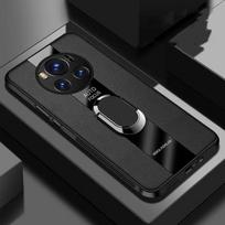 For Honor Magic 6 Pro Magnetic Ring Stand Cover For Magic 7 Lite 5 Pro Luxury PU Leather Soft Silicone Shockproof Cover Bumper For Magic 6 Pro juoda