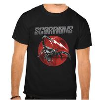 SCORPIONS ROCK BAND ROCK MUSIC LEGENDS BLACK T-shirt 938 L beige