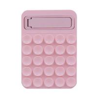 Fable Theory Adhesive Phone Holder with Suction Cup And Stand Horizontal Vertical Use Hands-Free for Travel Office Kitchen rožinė