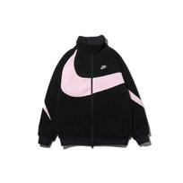 Nike Women's Big Swoosh Reversible Boa Jacket Asia Sizing BQ6546-016 M white