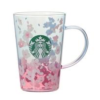 Starbucks SAKURA 2025 heat-resistant glass mug spring season blend 414ml cherry blossom cup coffee sparkling cute stylish birthday present gift