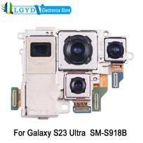 Rear Cameras For Samsung Galaxy S23 Ultra SM-S918B Telephoto + Periscope + Wide + Main Back Camera Replacement Part black