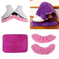 Greitai džiūstantis valymo skudurėlis rankšluostis ir ledo ritulio pačiūža pink