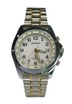 [ARTSTATE AS0240] Men's Solar Radio-Controlled Watch, Date Display, Long Life (WHITE) gray