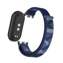 Nylon Loop Wristband for Xiaomi Smart Band 10, Compatible with Models 8/9/10 Compatible with Xiaomi Smart Band 8/9 black