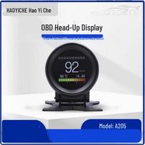 Car HUD Head-Up Display with OBD Gauge black