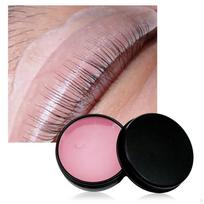 Lash Lifting Glue, Strong Sticky, Dissolves Quickly in Water, Eyelash Perm Glue Strawberry Flavor gray