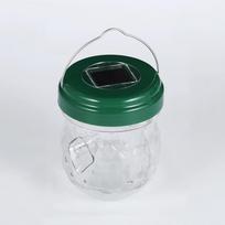 New Solar Powered Wasp Trap Box PP Hanging Bee Trap Bottle Reusable Transparent Wasp Killer Outdoor Use white