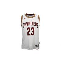 Adidas NBA marškinėliai Cleveland James Cleveland Cavalier Swingman Krepšinio marškinėliai Vyriški Balti A61200 S white
