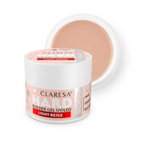 Stiprinamasis nagų gelis Claresa Hard&Easy Builder Gel, Light Beige, 45g