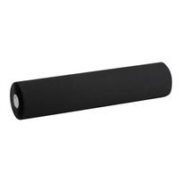 Vienkartinis popierinis paklotas su plėvele ritinyje 50 cm x 40 m, juodas