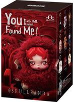 Vinilinė-pliušinė lėlė POP MART SKULLPANDA Plush pendant You Found Me!, blind box, įv. rūšių