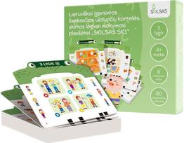 Lietuviškai įgarsintos kalbančios užduočių kortelės planšetei SKILSAS SK1, 3 lygis