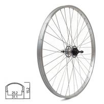 Galinis ratas 28/29  // V-Brake, 36H, Shimano Nexus Inter 3-speed, veržlės, viengubas, aliuminis (sidabrinis)