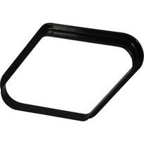 Juodas plastikinis 9 kamuoliukų trikampis 57,2 mm
