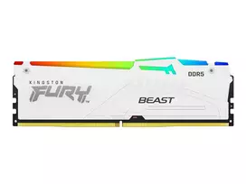 Kingston KF564C32BWEA-32 32GB 6400MT/s DDR5 CL32 DIMM FURY Beast White RGB EXPO | Kingston