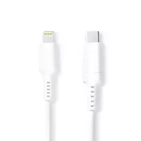 Nedis 2m USB-C Lightning laidas, skirtas iPad, iPhone, iPod, baltas