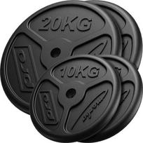 Ketaus svarsčių komplektas Marbo, 60 kg / 2x20 kg + 2x10 kg