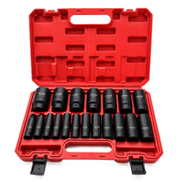 Smūginių galvučių rinkinys 1/2'' (3/8"-1"-1/2")(19vnt)(Colinė sistema)
