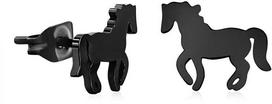 Troli Decent juodas earrings Horse