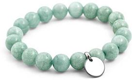 Agato Žalias jade bead bracelet MINK32/17