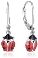 Beneto Cute sidabrinis Ladybugs AGUC2618 earrings