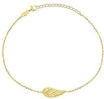 Brilio Silver Brilio Sidabrinis Delicate auksuotas apyrankė su angelo sparnu BRC129Y