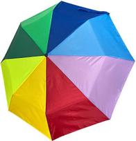 Doppler Ladies sulankstomas mechaninis skėtis Hit Rainbow 70830R