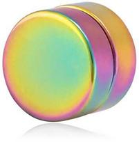 Troli spalvotas magnetinis viengubas auskaras 2in1 (akmuo, mini sagė) VSE6018C-PET