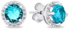 Brilio Silver Brilio Sidabrinis Sparkling sidabrinis auskarai su cirkoniais EA601WLB