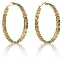 Marc Malone Statement lanko auskarai Zoe Gold Auskarai MCE23015G