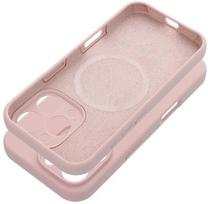 Oem dėklas, skirtas iPhone 17 Pro Max / 18 Pro Max (žema kameros briauna) Silikoninis 2 mm (kameros apsauga) suderinamas su MagSafe pudriškai rožinė