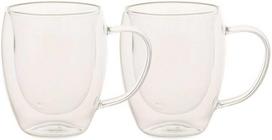 Home4You Dvigubi puodeliai (2 vnt.), po 300 ml, stikliniai, su dviguba sienele