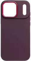 Dėklas Oem Case for iPhone 18 Pro Max / 17 Pro Max Frame dark cherry