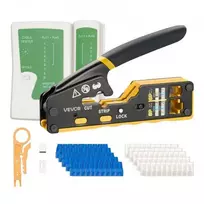 Tinklo kabelių užspaudimo replių rinkinys VEVOR HT-6088, RJ45/RJ11/RJ12
