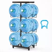 Vandens butelių stovas VEVOR 6 Vanduo Bottle Rack Board-B, 4 aukštų